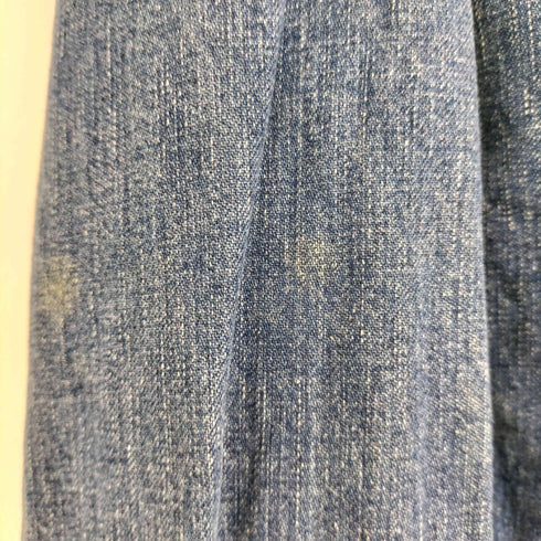 クラクトワークス Cluct Works 裾ロゴ刺繍 ダブルポケット デニムシャツ メンズ JPN:M